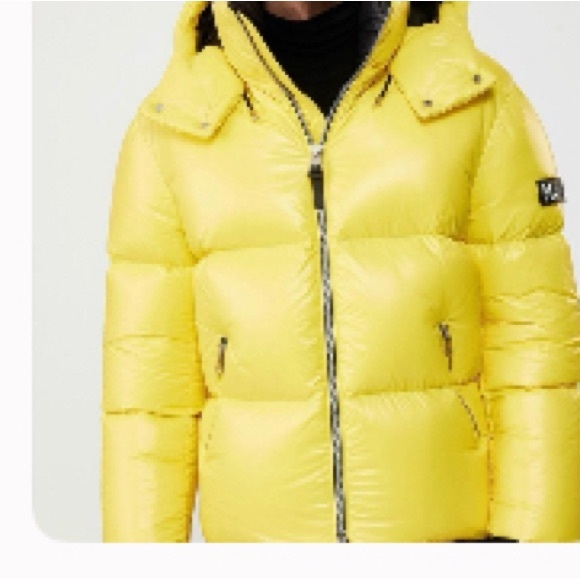 Mackage Other - Mackage Yellow Puffer Jacket with Hood Large